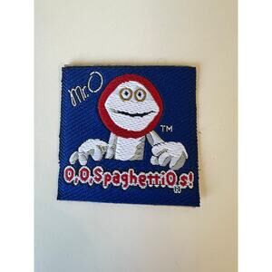 Franco-American Mr. O O,O,Spaghetti O's! Puffed Fabric Sticker 2x2" Fabric Patch